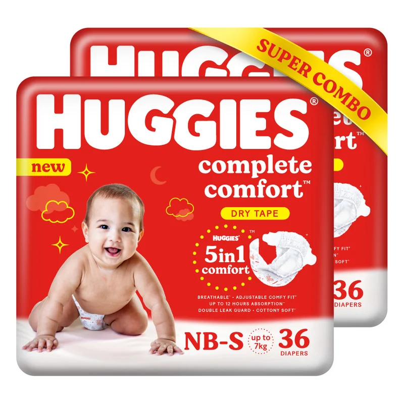 Huggies Complete Comfort Dry Tape Newborn