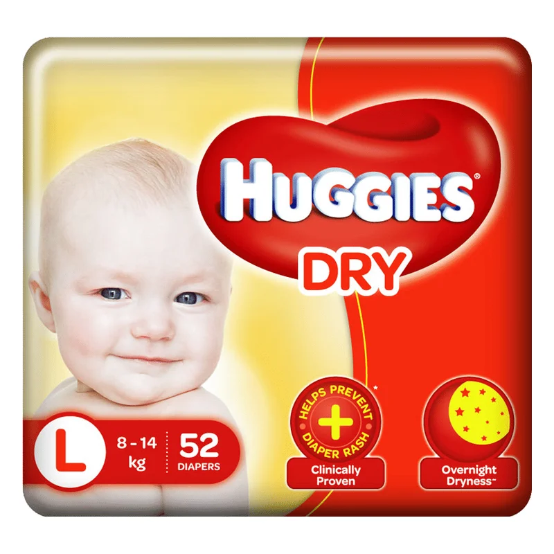 Huggies New Dry Diapers Large