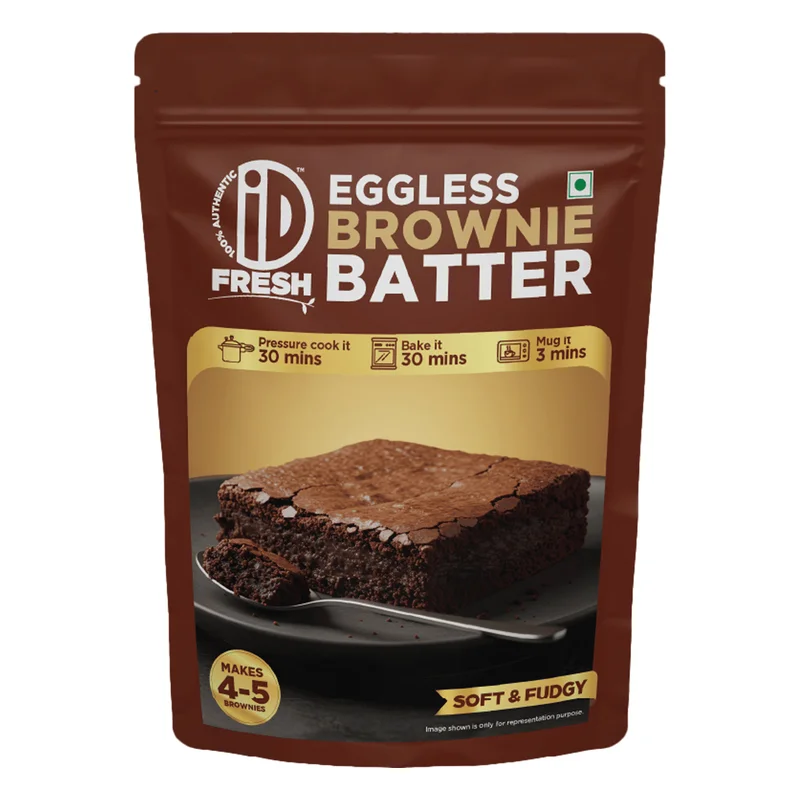 iD Eggless Brownie Batter