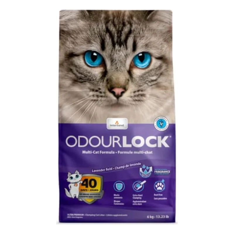 Intersand OdourLock Lavender Cat Litter
