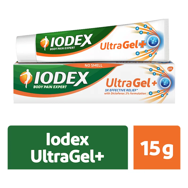 Iodex UltraGel+ Pain Relief Gel