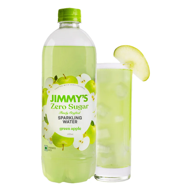 Jimmy's Zero Sugar Green Apple Sparkling Water