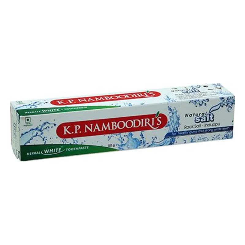 K.P. Namboodiri's Herbal White Natural Salt Toothpaste