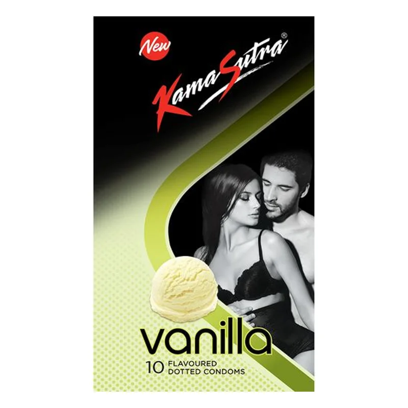KamaSutra Excite Vanilla Flavoured Dotted Condoms