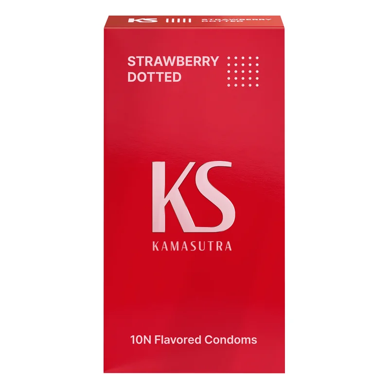 KamaSutra Extra Dotted Strawberry Condoms