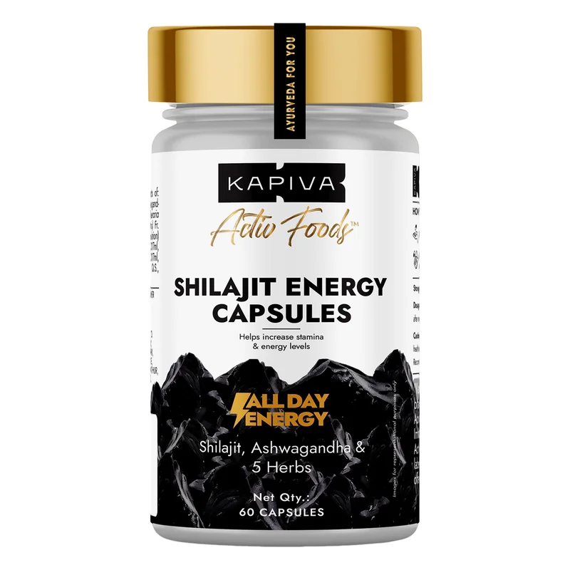 Kapiva Shilajit Energy Capsules