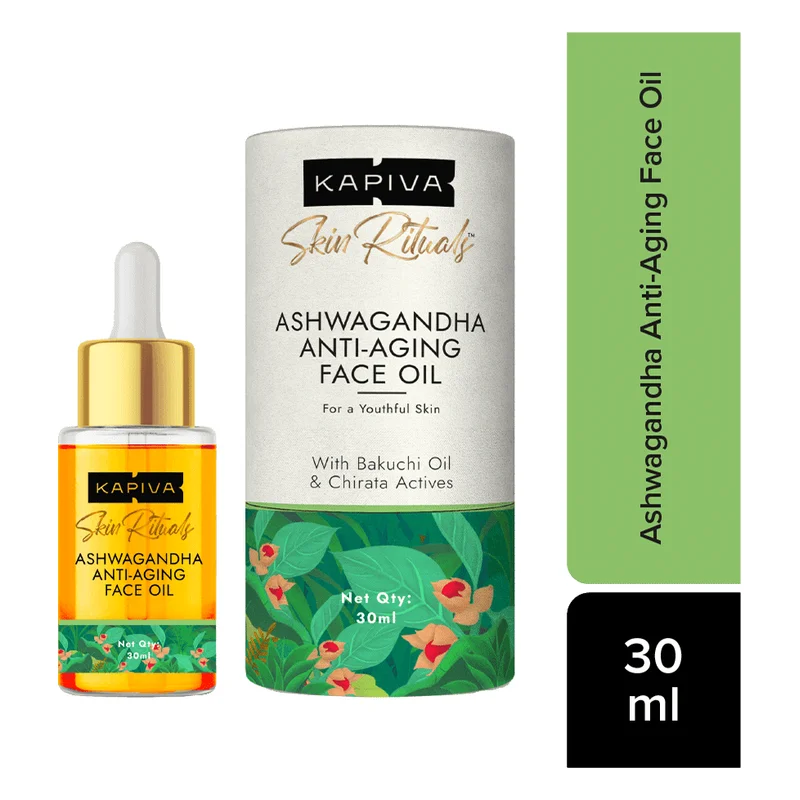 Kapiva Skin Rituals Ashwagandha Anti-Aging Face Oil