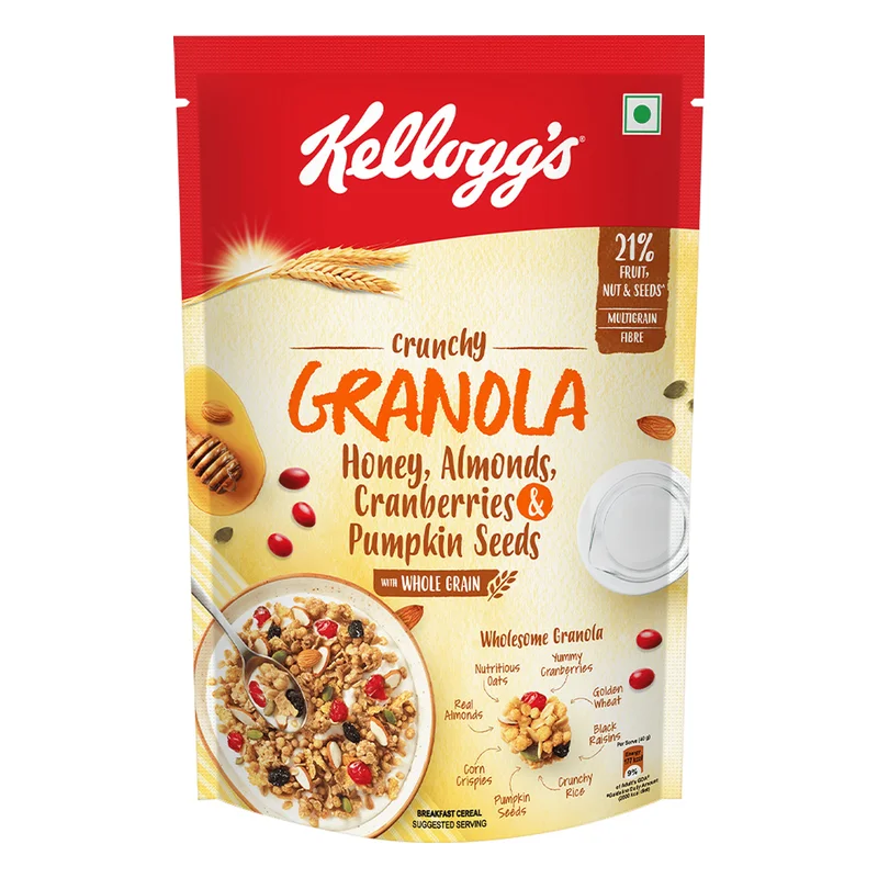 Kellogg's Crunchy Granola Honey, Almonds & Strawberries