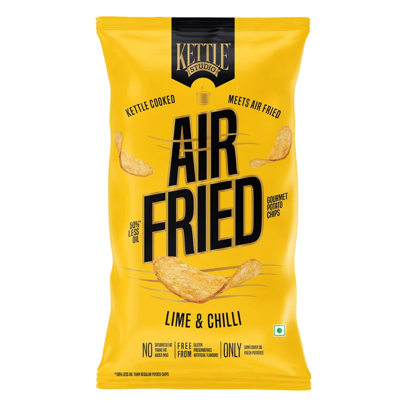 Kettle Studio Lime & Chilli Air Fried Potato Chips