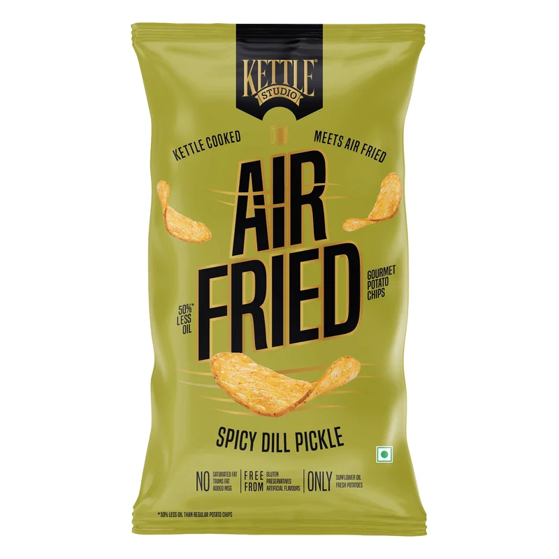 Kettle Studio Spicy Dill Pickle Air Fried Potato Chips