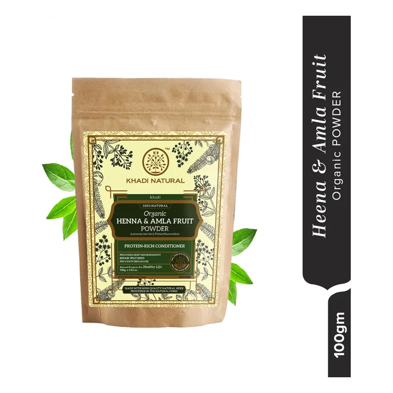 Khadi Natural Henna & Amla Organic Powder