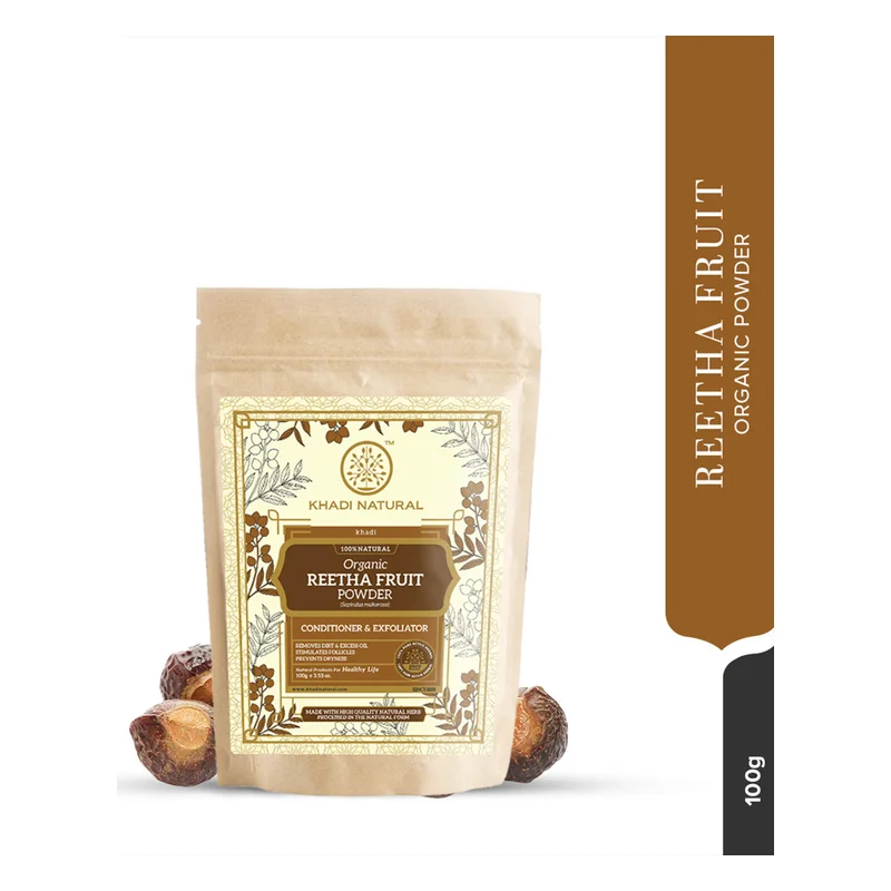 Khadi Natural Reetha Fruit Organic Powder