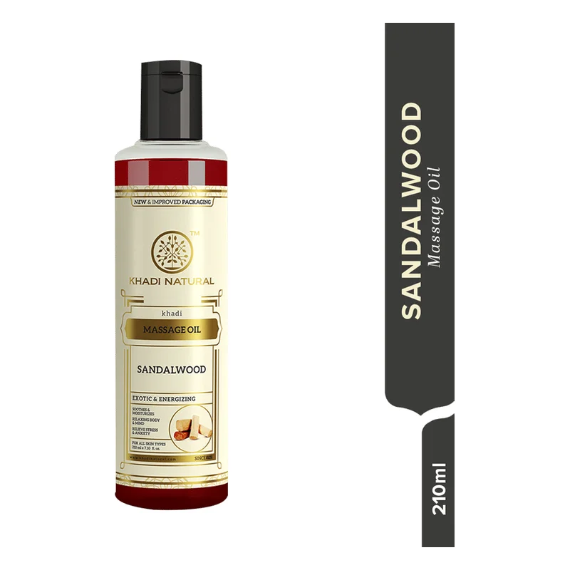 Khadi Natural Sandalwood Massage Oil
