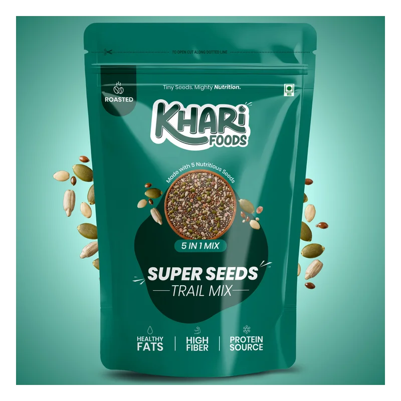Khari Foods 5 in 1 Super Seeds Trail Mix