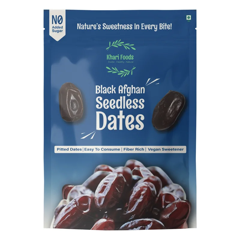 Khari Foods Black Afghan Seedless Dates