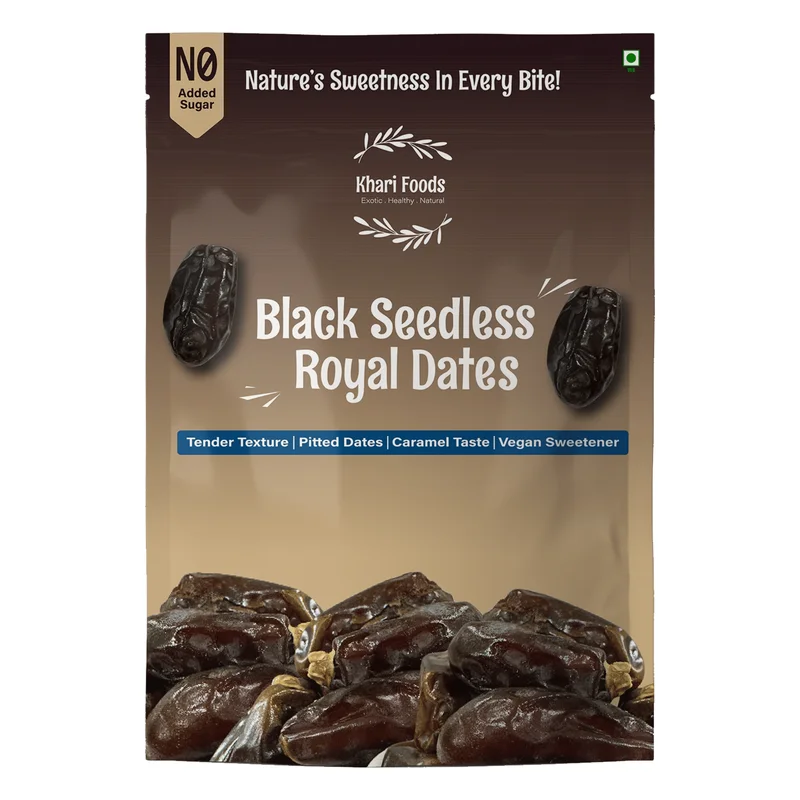 Khari Foods Black Seedless Royal Dates
