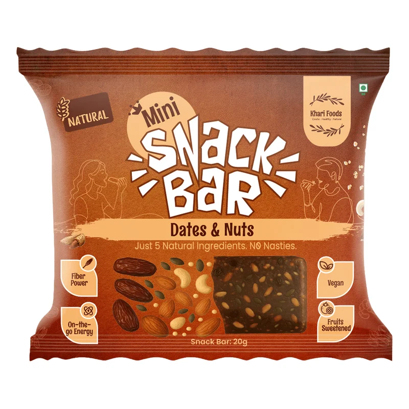 Khari Foods Mini Nuts & Dates Bar