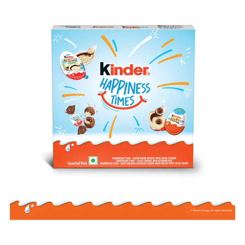 Kinder Happiness Times Cream & Milk Chocolate Gift Pack