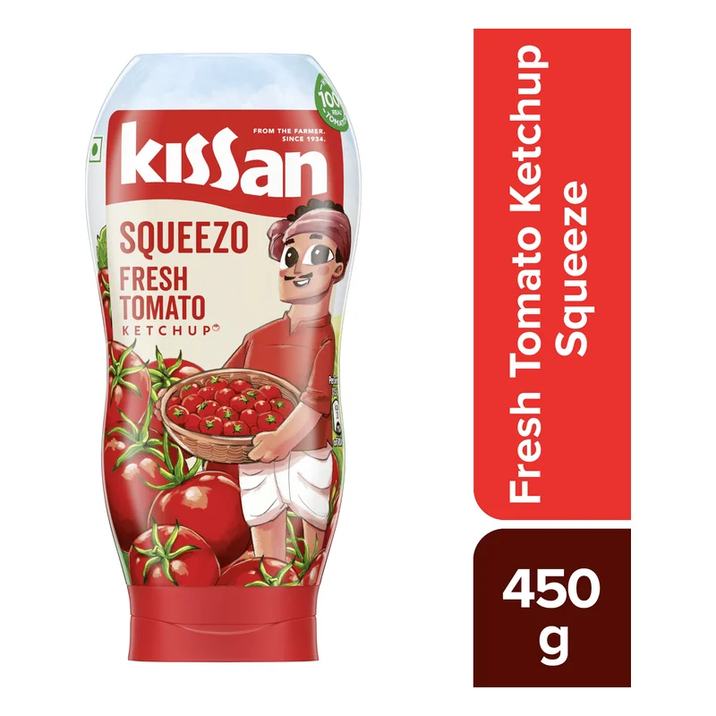 Kissan Fresh Tomato Ketchup Squeeze