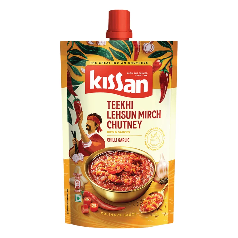 Kissan Teekhi Lehsun Mirch Chutney