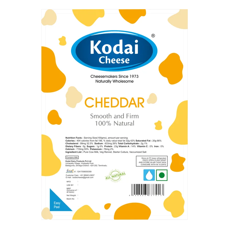 Kodai Cheddar Cheese