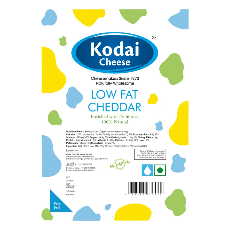 Kodai Diet Cheddar Cheese
