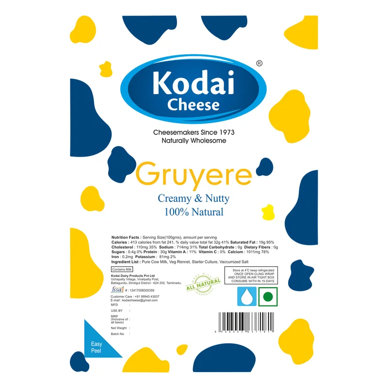Kodai Gruyere Cheese