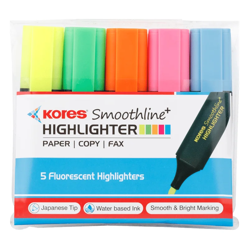 Kores Smoothline Plus Highlighters