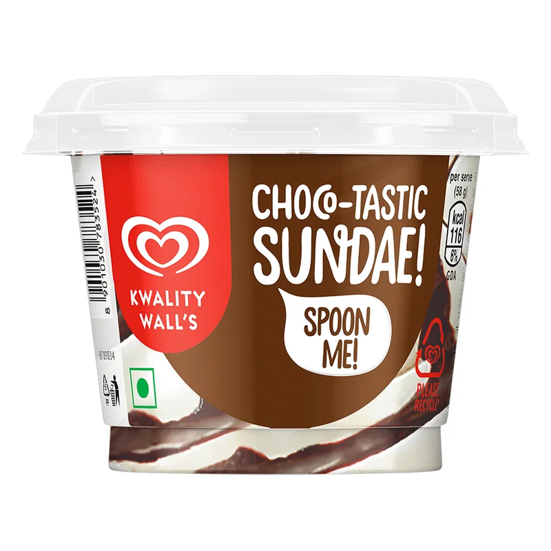 Kwality Wall's Choco-Tastic Sundae Cup