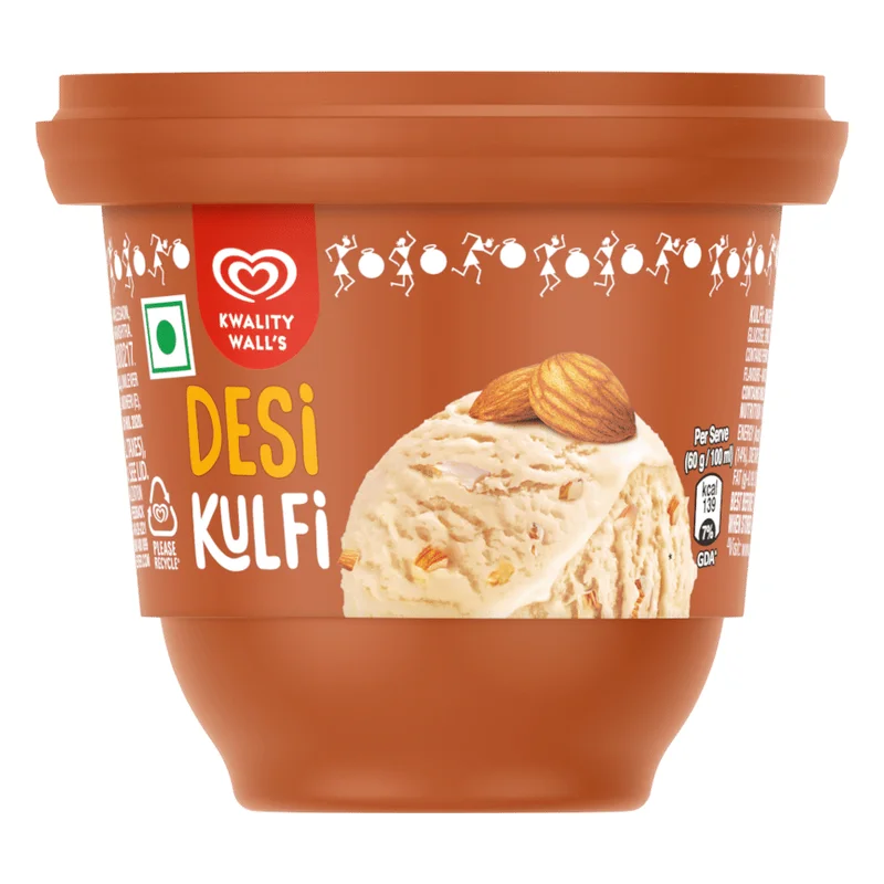 Kwality Wall's Desi Kulfi Frozen Dessert Cup