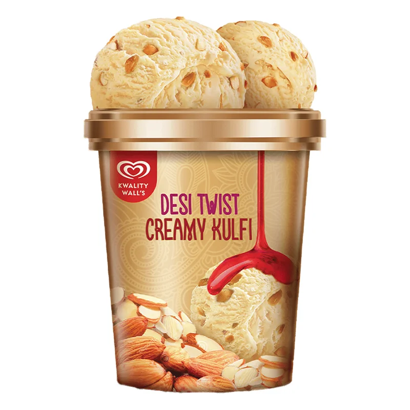 Kwality Wall's Desi Twist Creamy Kulfi Tub
