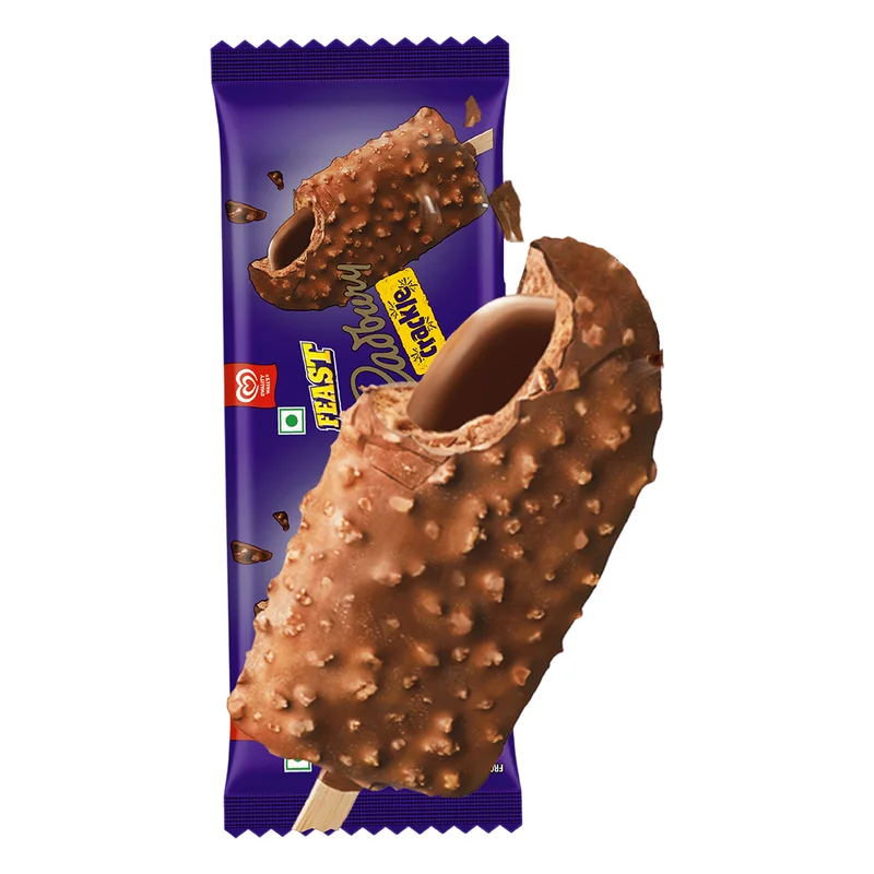 Kwality Wall's Feast Cadbury Crackle Bar