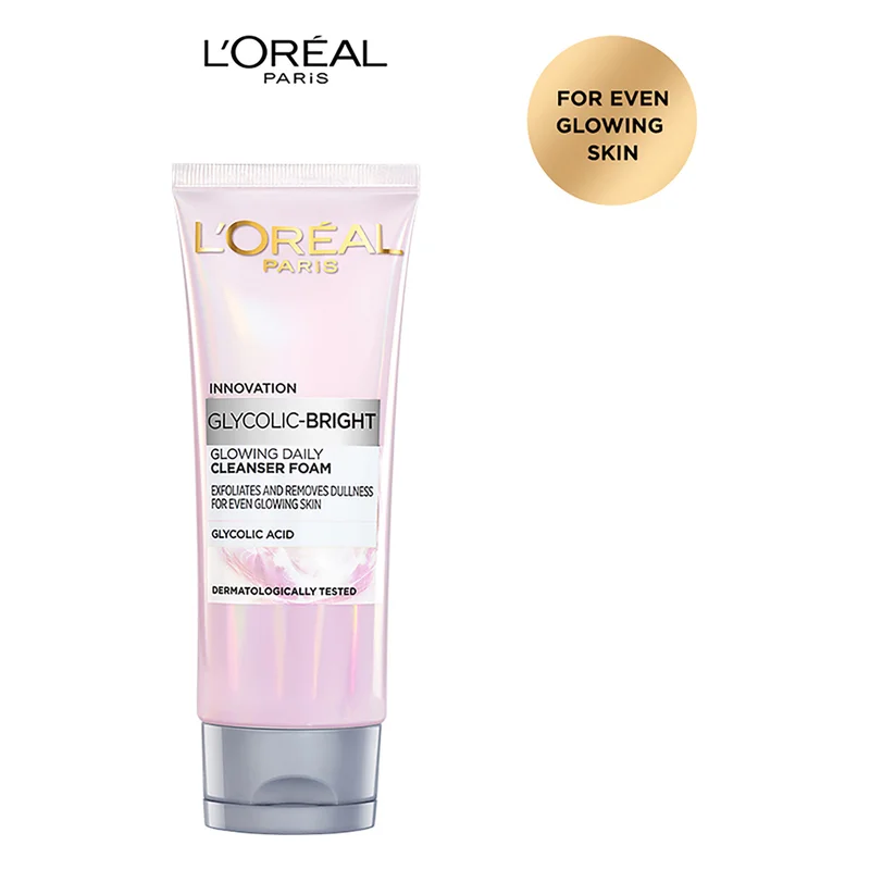 L'Oreal Paris Glycolic Bright Glowing Daily Foam Cleanser