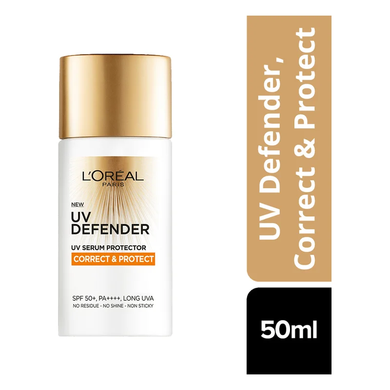 L'Oreal Paris UV Defender Serum Protector SPF 50 - Correct & Protect