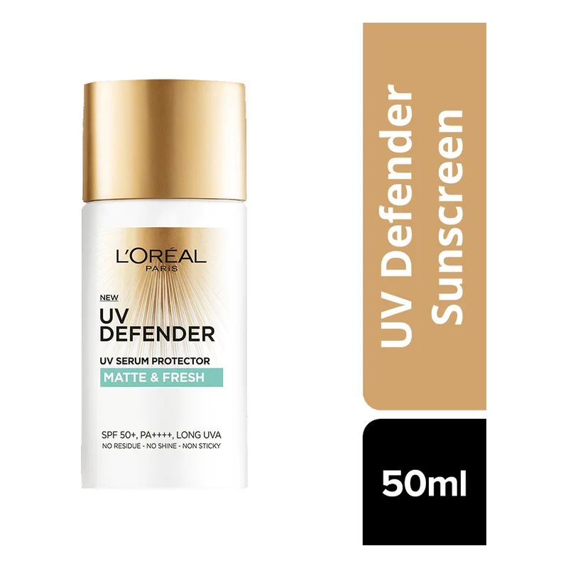 L'Oreal Paris UV Defender Serum Protector SPF 50 - Matte & Fresh