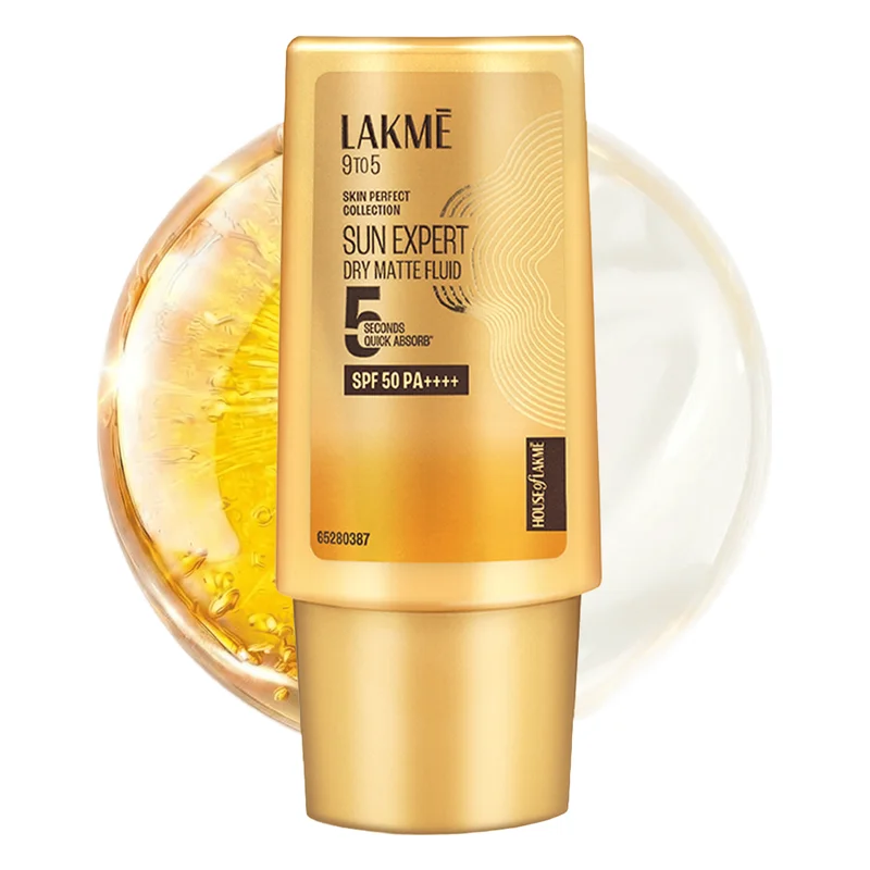 Lakmé 9 To 5 Sun Expert Dry Matte Fluid Sunscreen SPF 50 PA++++