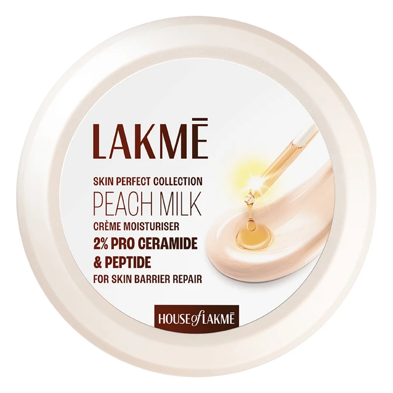 Lakmé Peach Milk Creme Moisturiser With 2% Pro Ceramide & Peptide
