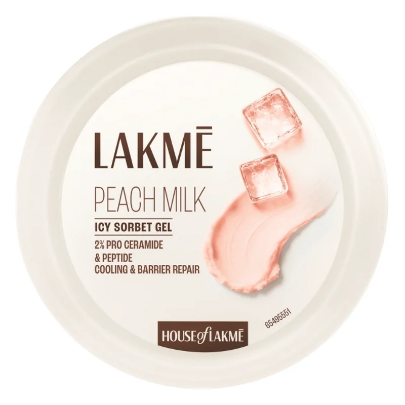 Lakmé Peach Milk Icy Sorbet Gel Instant Cooling Moisturiser