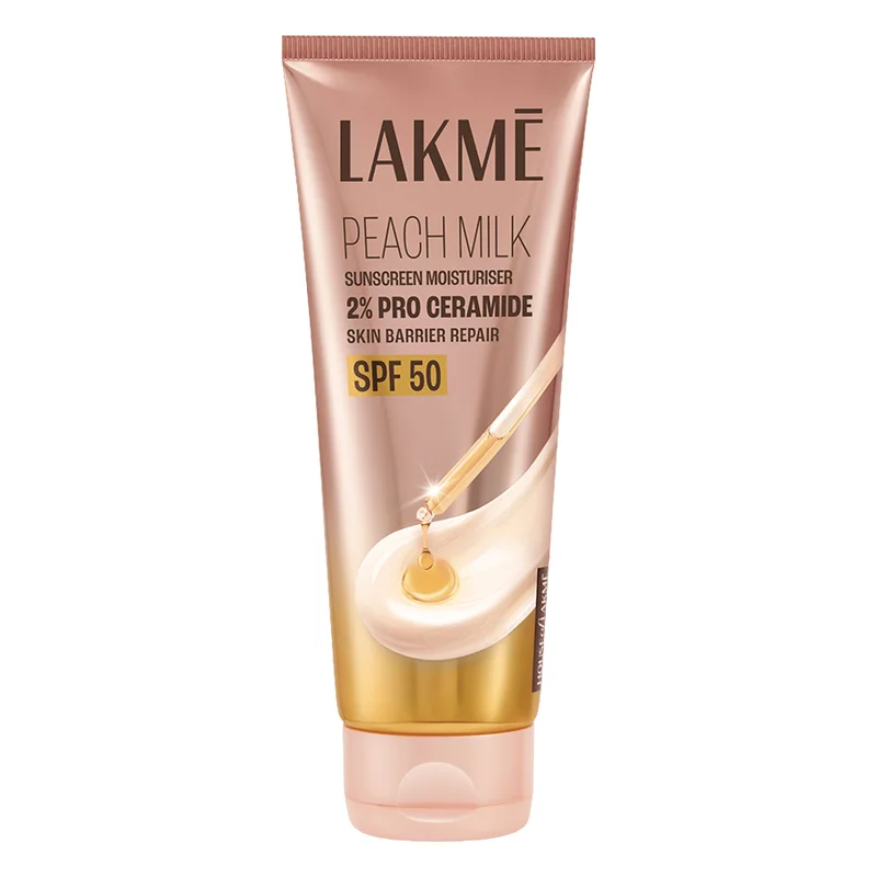Lakmé Peach Milk SPF 50 Sunscreen Moisturiser