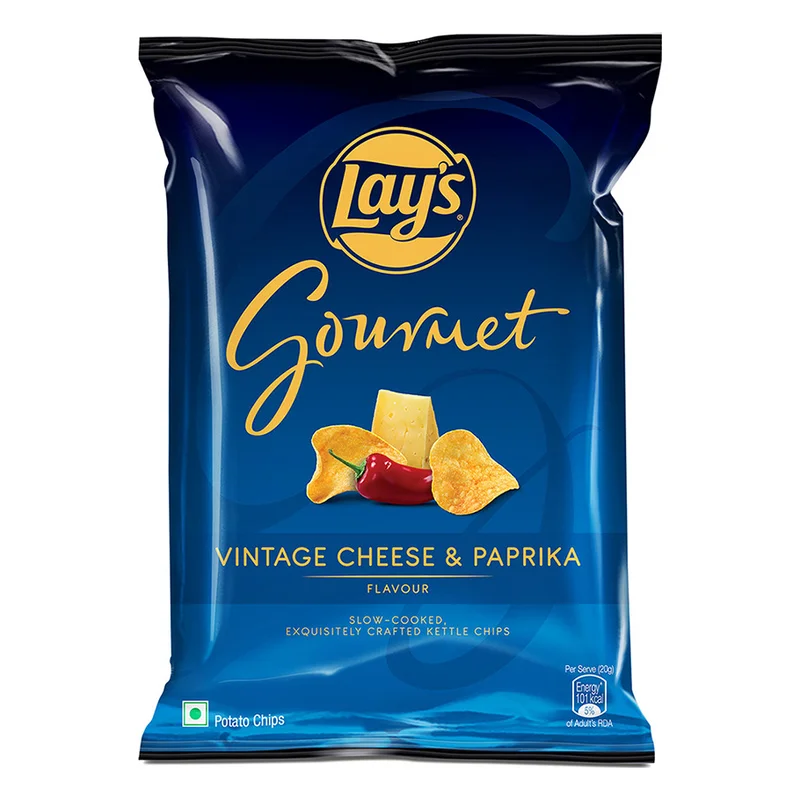 Lay's Gourmet Kettle Chips Vintage Cheese & Paprika