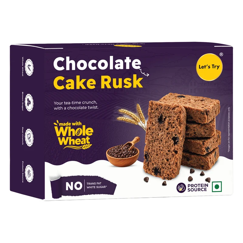 Let's Try Chocolate Cake Rusk