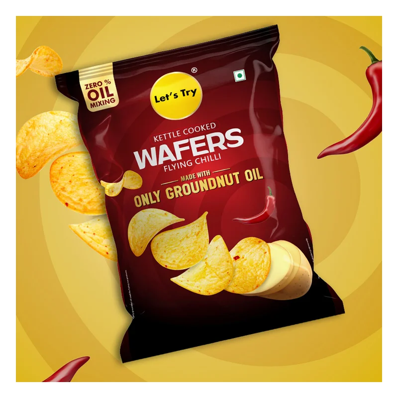 Let's Try Flying Chilli Wafers