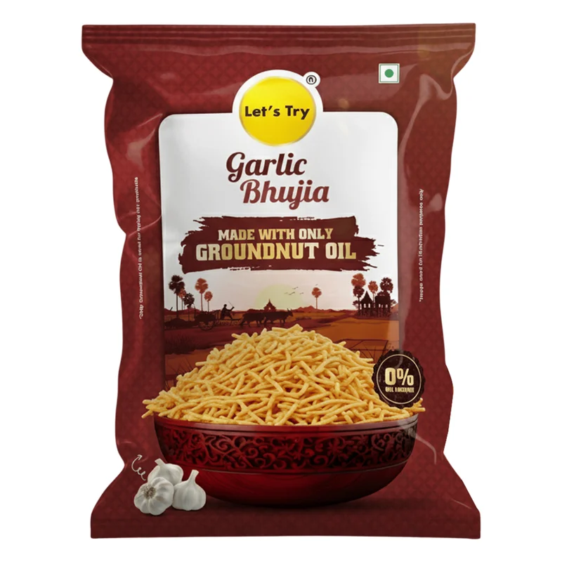 Let's Try Garlic Bhujia