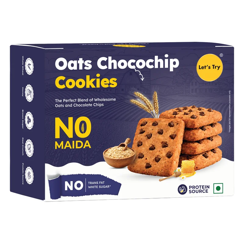 Let's Try Oats Chocochip Cookies