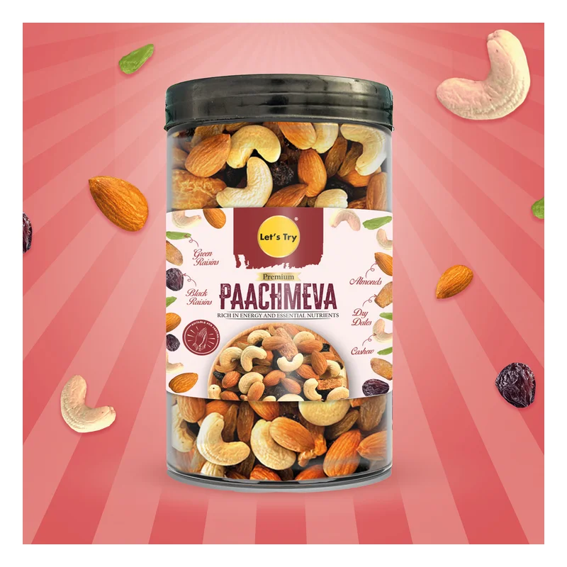 Let's Try Paachmeva Mixed Dry Fruits