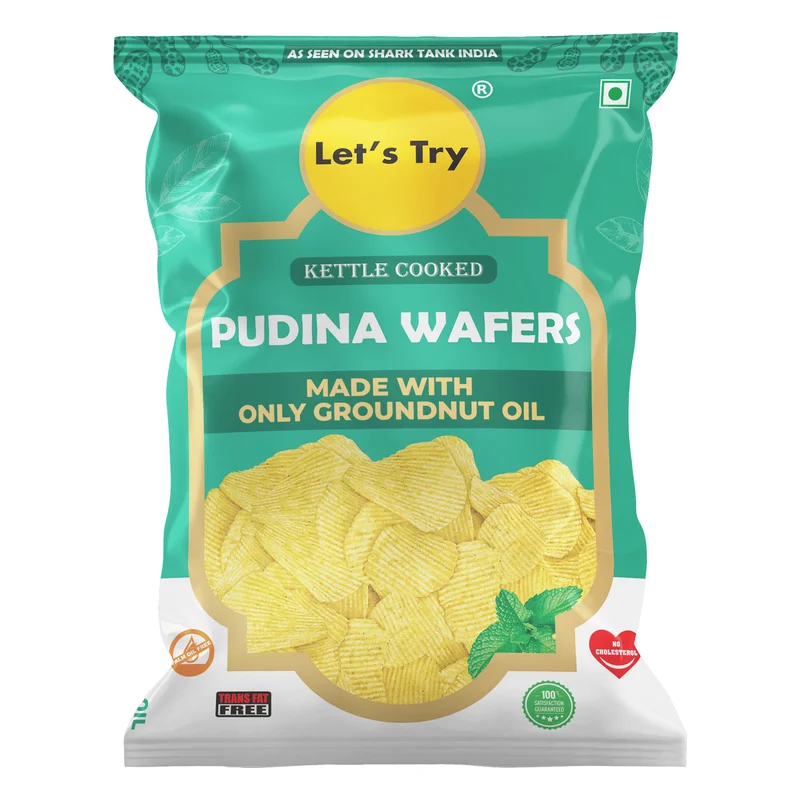 Let's Try Pudina Wafers
