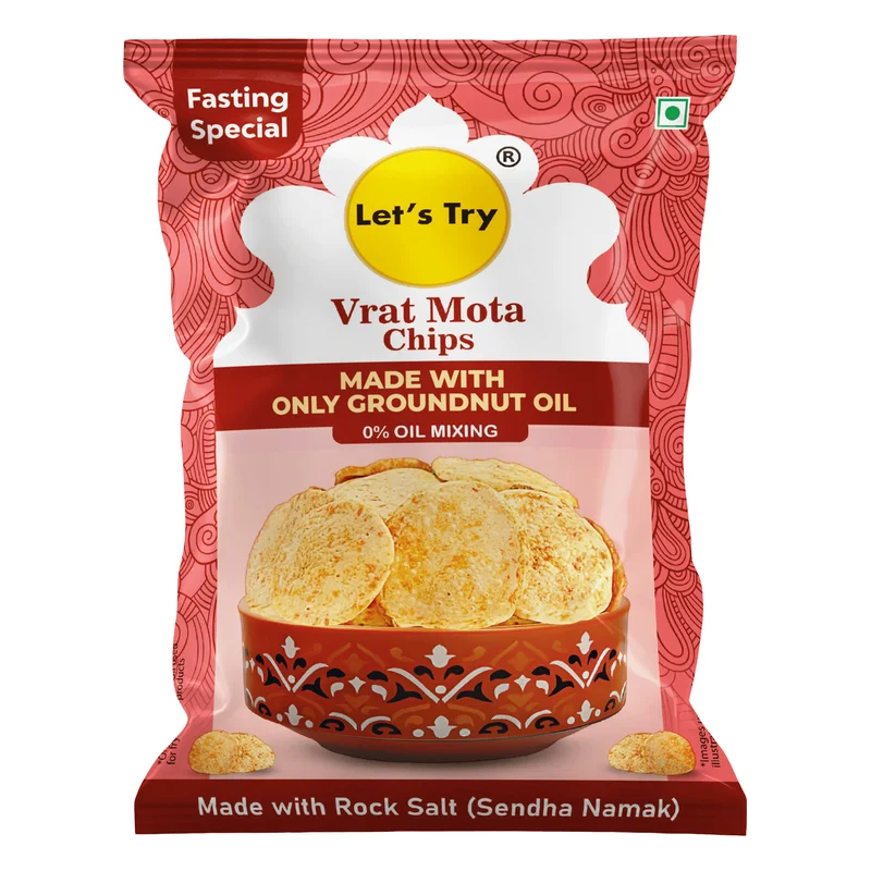 Let's Try Vrat Mota Chips
