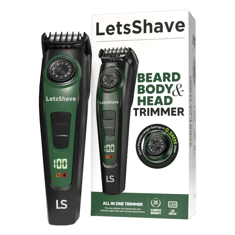 LetsShave Beard Trimmer Plus 9-in-1