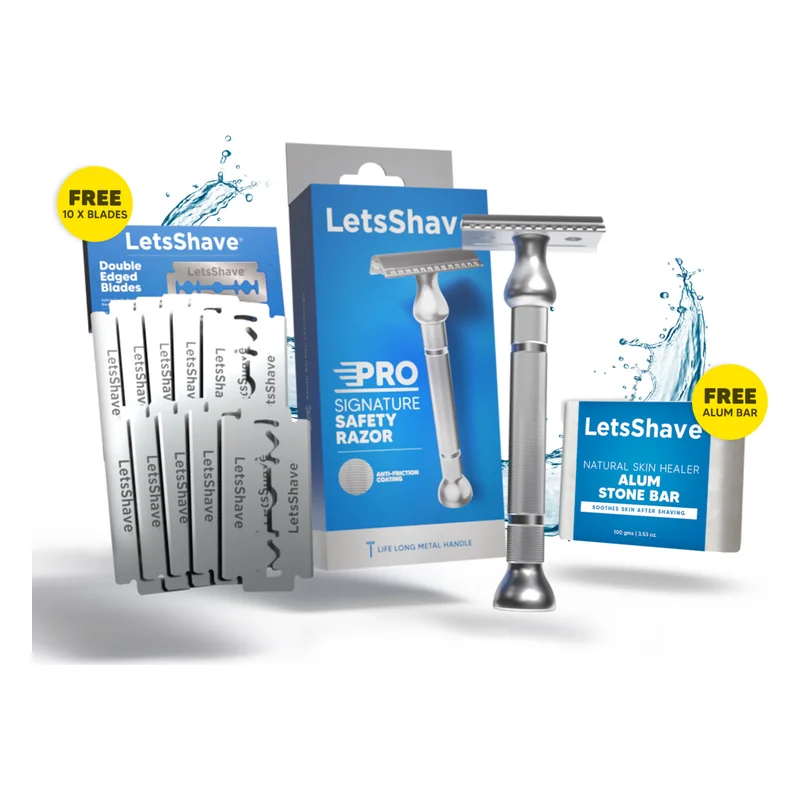 LetsShave Pro Signature Safety Razor Kit