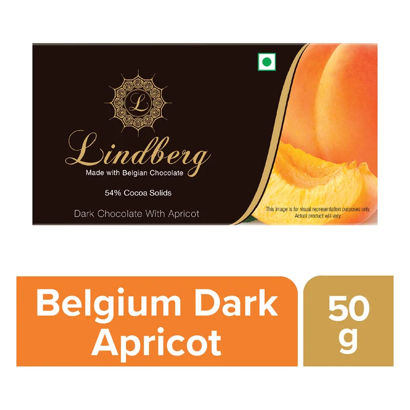 Lindberg Belgian Dark Chocolate Apricot